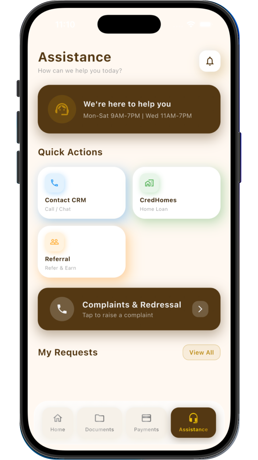 Roswalt Realty My Home App channel partner dashboard preview